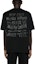 Shop Camiseta Negra Relajada Lanvin x Future SS24 con Logo Graffiti para Hombre. RU-TS0037-J117-P24