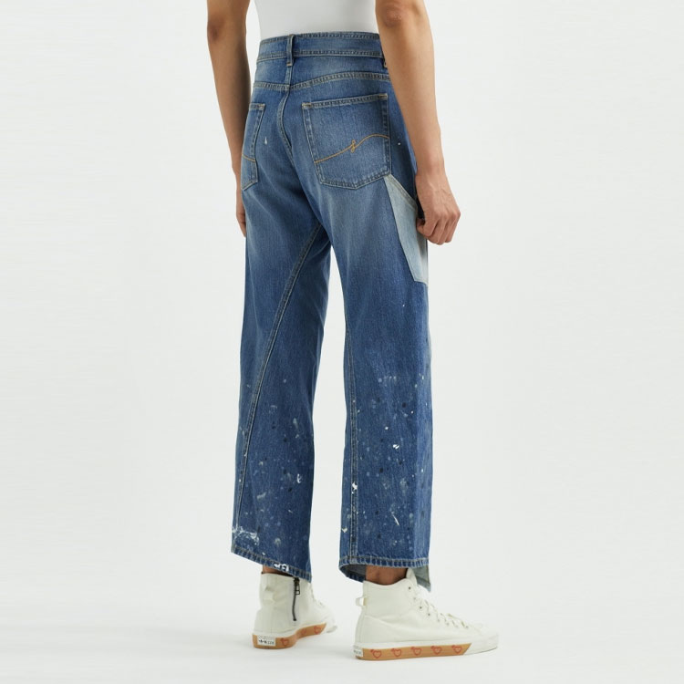 Purchase Jeans Azules Lanvin x Gallery Dept. con Cremallera Irregular y Bolsillos Laterales. JV-M16178-7261-5959