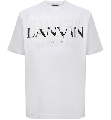 Lanvin x Gallery Dept. Camiseta Blanca Cuello Redondo con Logo y Estampado. RU-TS0005-J091-E21-01 Order Lanvin x Gallery Dept. Camiseta Blanca Cuello Redondo con Logo y Estampado. RU-TS0005-J091-E21-01