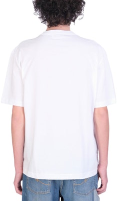 Lanvin x Gallery Dept. Camiseta Blanca Cuello Redondo con Logo y Estampado. RU-TS0005-J091-E21-01 Purchase Lanvin x Gallery Dept. Camiseta Blanca Cuello Redondo con Logo y Estampado. RU-TS0005-J091-E21-01