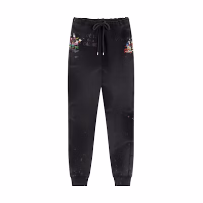 Lanvin Gallery Dept. Letter Print Knit Sweatpants Black RM-TRG041-J008-P22S1