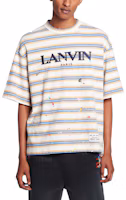 Lookbook Lanvin x Gallery Dept. 刺繡條紋圓領T恤 卡其色 RM-TSG009-J043-P22S1