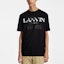 Purchase Lanvin x Gallery Dept. Logo 寬鬆版型黑色圓領短袖T恤。 RU-TS0005-J090-E2110