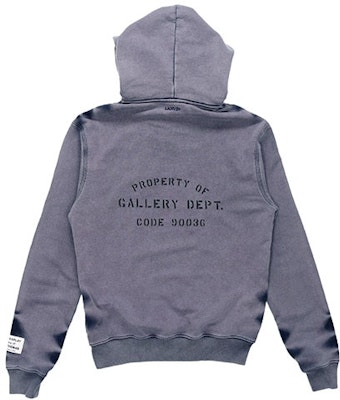 Lanvin x Gallery Dept. Splatter Logo Blue Hoodie Casual Wear. RM-HO0001-J093-E2129 Lookbook Lanvin x Gallery Dept. Splatter Logo Blue Hoodie Casual Wear. RM-HO0001-J093-E2129