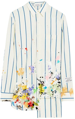 Camiseta Manga Larga Lanvin x Gallery Dept. Splatter Protección Solar Blanca Hombre. RM-SI0511-5036-E210020 Buy Camiseta Manga Larga Lanvin x Gallery Dept. Splatter Protección Solar Blanca Hombre. RM-SI0511-5036-E210020