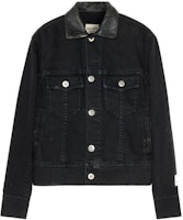 Lanvin x Gallery Dept. SS22 Black Button-Up Denim Jacket. RM-JAG035-D013-P22S1 Lanvin x Gallery Dept. SS22 Black Button-Up Denim Jacket. RM-JAG035-D013-P22S1