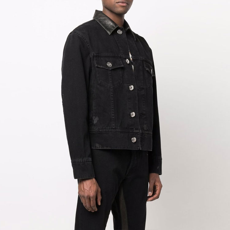 Purchase Lanvin x Gallery Dept. SS22 黑色纽扣牛仔夹克外套. RM-JAG035-D013-P22S1