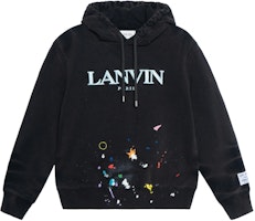 Sudadera Vintage Negra Gráfica Lanvin x Gallery Dept. SS22 para Hombre. RM-TOG698-JR32-P22S1 Order Sudadera Vintage Negra Gráfica Lanvin x Gallery Dept. SS22 para Hombre. RM-TOG698-JR32-P22S1
