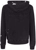 Lookbook Lanvin x Gallery Dept. SS22 潑漆字母刺繡黑色連帽衫 男款 RM-HOG006-J008-P22S1