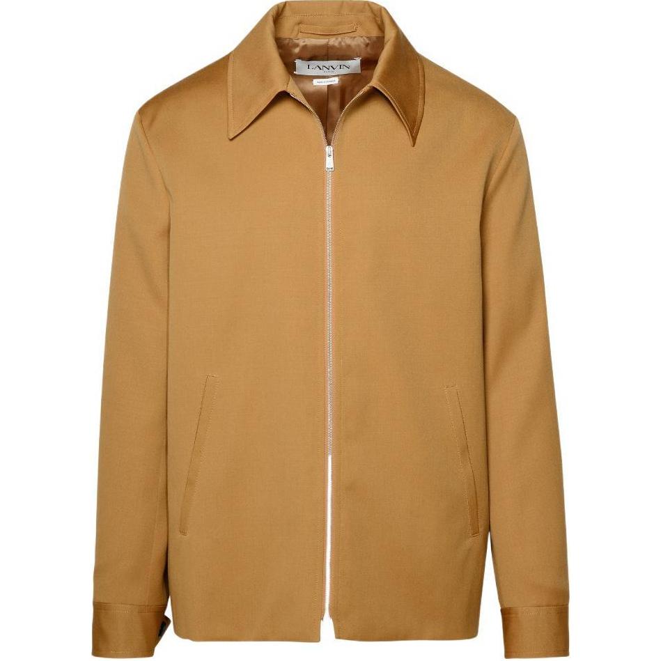 Lanvin Yellow Zip-Up Jacket with Pockets and Long Sleeves RM-OU0007-5857-P24653