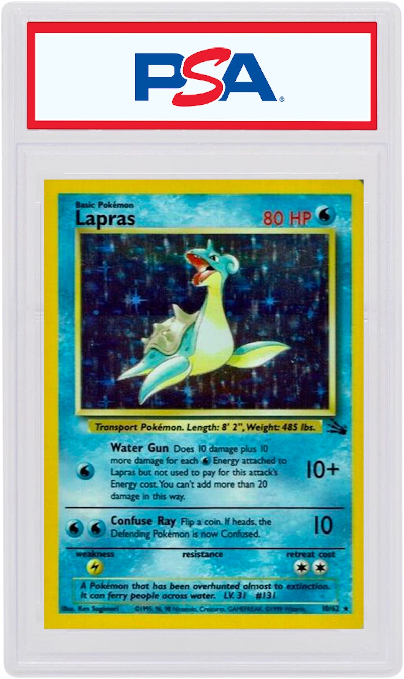 Lapras-Holo 1999 Pokemon TCG Fossil #10/62