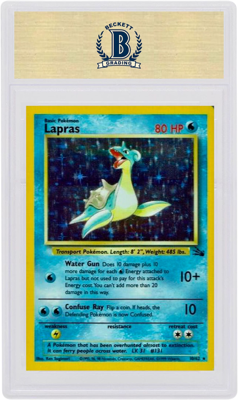 Order Lapras-Holo 1999 Kartu Pokemon TCG Fosil #10/62