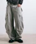 Lookbook Le Ave Split Arc Curved Cargo Pants Ash Grey LE8SPT51GY