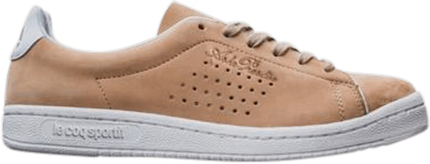 le-coq-sportif-ashe-prestige-nubuck-tan