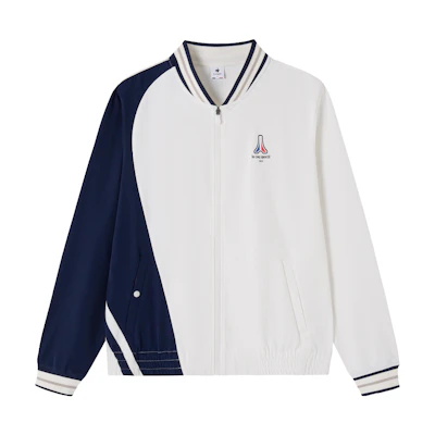 Le Coq Sportif Colorblock Logo Lightweight Zip-Up Jacket L242MCNB1006