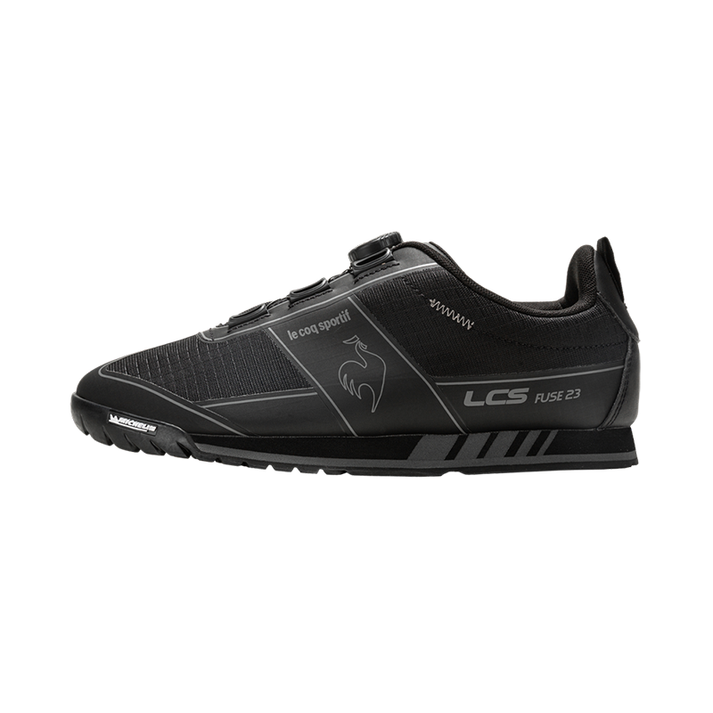 Le Coq Sportif Cycling Shoes Black - Anti-slip Waterproof Road Bike Shoes CMT-233428