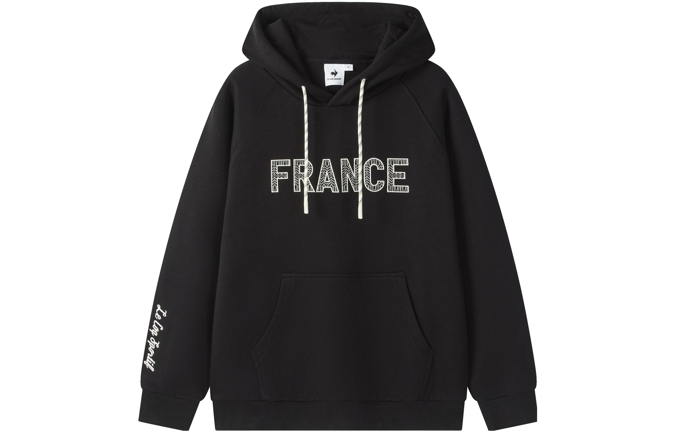 Le Coq Sportif Embroidered Logo Fleece Hoodie Unisex CB-1647223