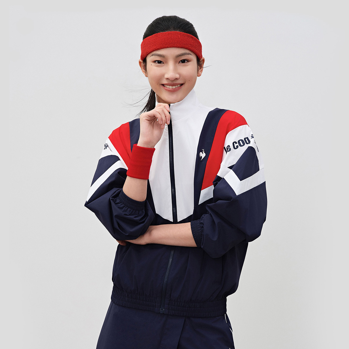 Le Coq Sportif Lightweight Loose Fit Colorblock Jacket Unisex L242UCNB1001 圖 11