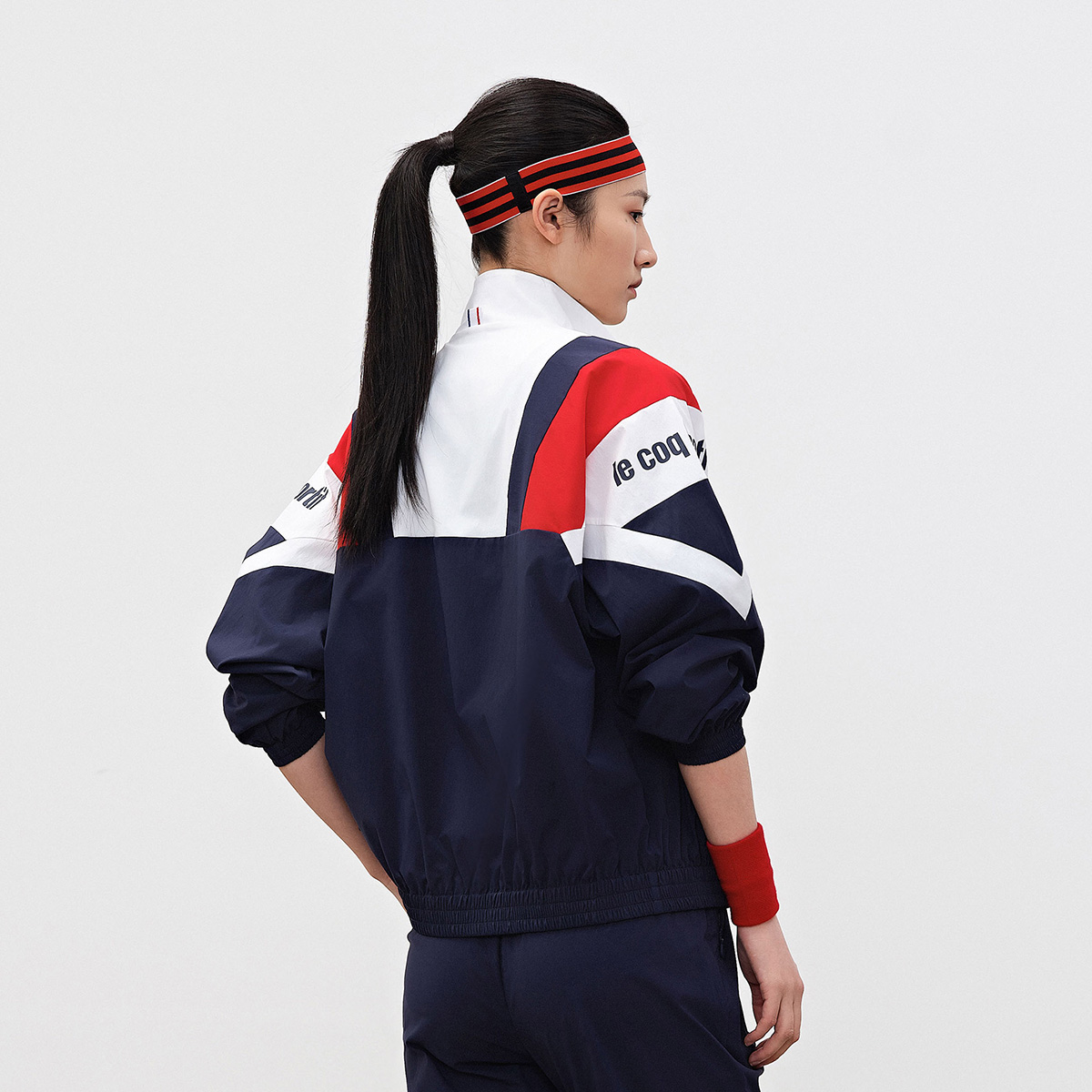 Le Coq Sportif Lightweight Loose Fit Colorblock Jacket Unisex L242UCNB1001 圖 13