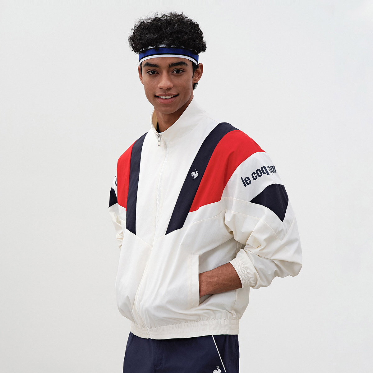 Le Coq Sportif Lightweight Loose Fit Colorblock Jacket Unisex L242UCNB1001 圖 5