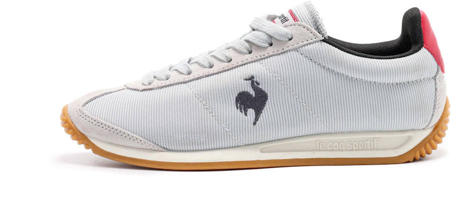Le Coq Sportif Retro Casual Sneakers Grey/Red - Lightweight & Comfy T233605 Buy Le Coq Sportif Retro Casual Sneakers Grey/Red - Lightweight & Comfy T233605