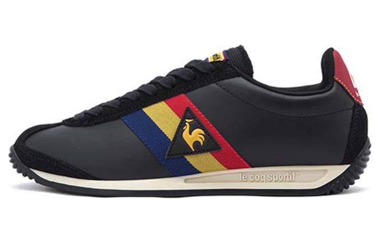 Le Coq Sportif Retro Leather Casual Low-Top Sneakers Black . CMT-223112