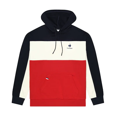 Le Coq Sportif Unisex Hoodie - Letter Logo Print Athleisure Pullover CO-1649231
