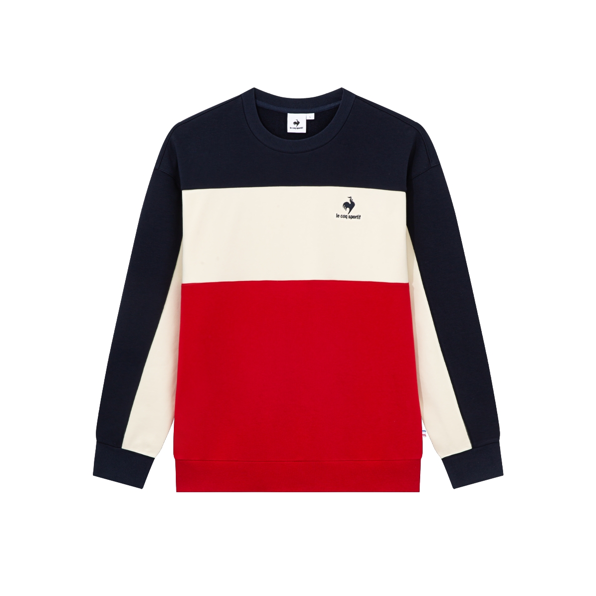Le Coq Sportif Unisex Loose Fit Crewneck Pullover Sweatshirt CO-1650233