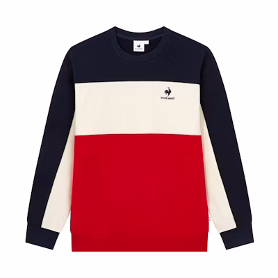 Le Coq Sportif Unisex Loose Fit Crewneck Pullover Sweatshirt CO-1650233