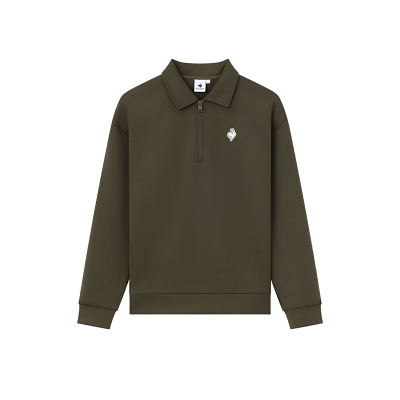 Le Coq Sportif Vintage French Half-Zip Pullover Sweatshirt CL-1505233