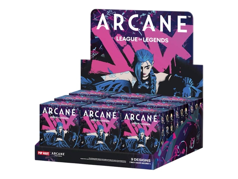 League of Legends x Pop Mart Arcane Series Figures Sealed Case (9 Blind Box) Sealed Case (9 Blind Box)