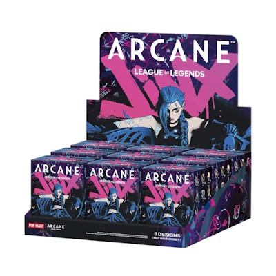 League of Legends Pop Mart Arcane Figures Sealed Case (9 Blind Box) Sealed Case (9 Blind Box)