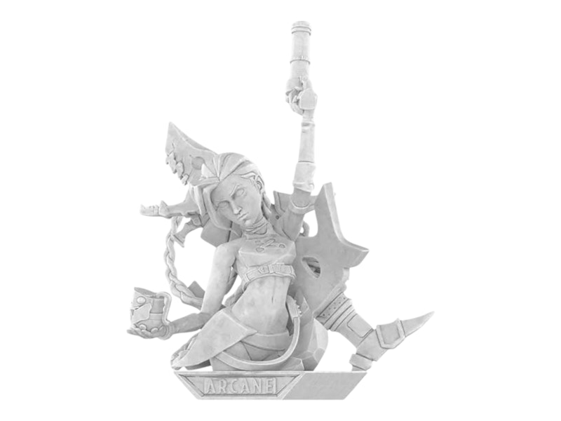 League of Legends x Pop Mart Arcane Series Jinx Special Version (Secret Edition) Figure