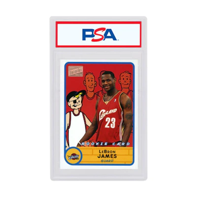 LeBron James 2003 Bazooka Rookie #276