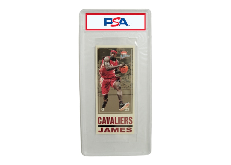 LeBron James 2003 Fleer Platinum Big Signs Rookie #7