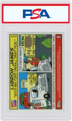 勒布朗·詹姆斯2003 Topps Bazooka 漫畫新秀卡 #15 Buy 勒布朗·詹姆斯2003 Topps Bazooka 漫畫新秀卡 #15