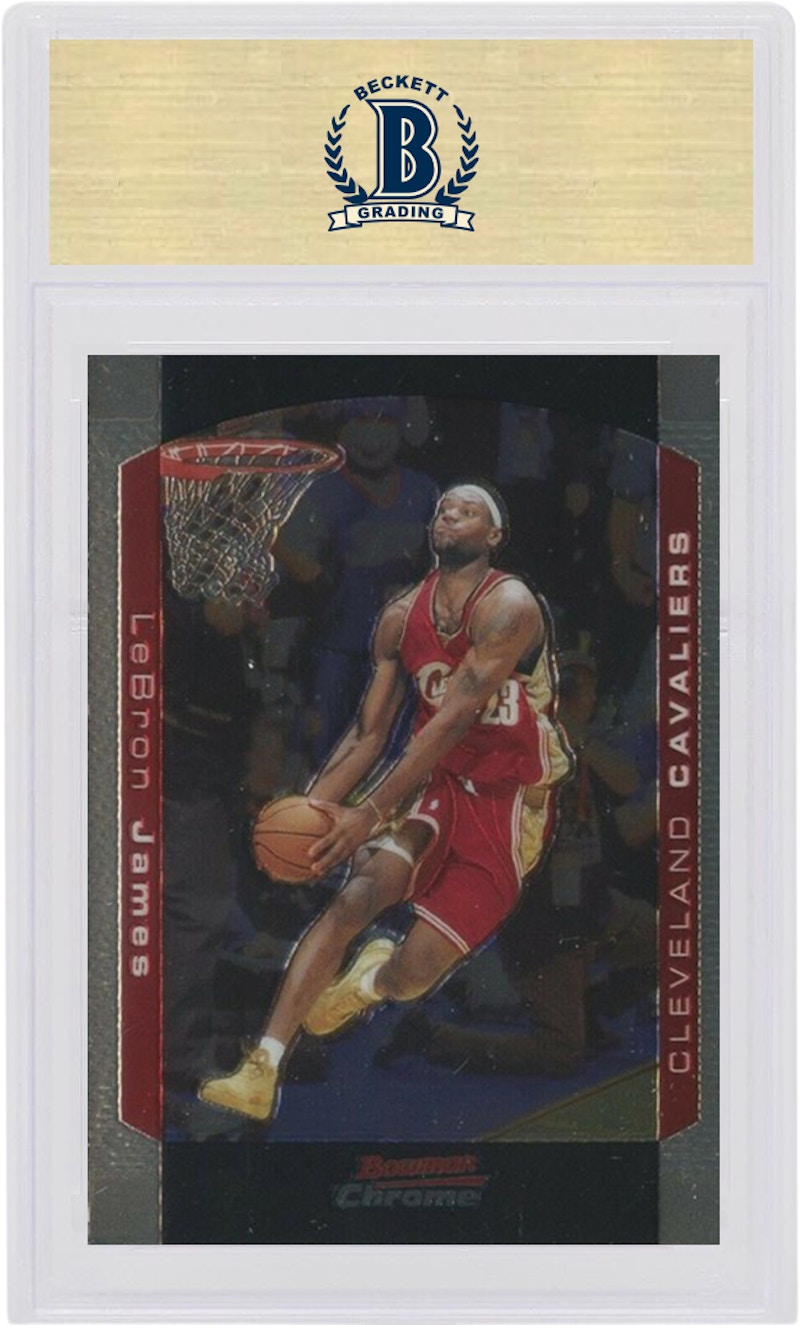 Order 勒布朗·詹姆斯2004年Bowman新秀选秀&新秀Chrome #23