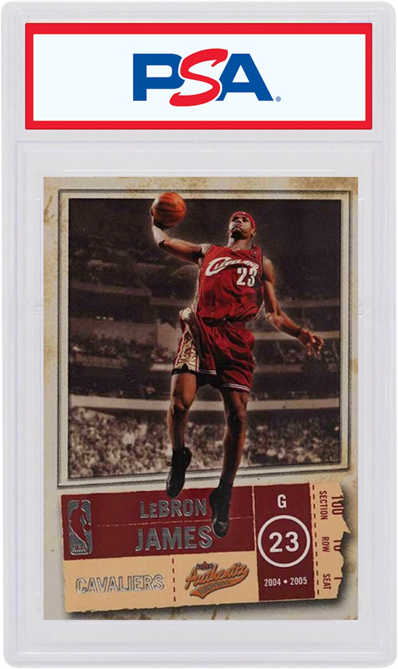 LeBron James 2004 Fleer Authentix #49