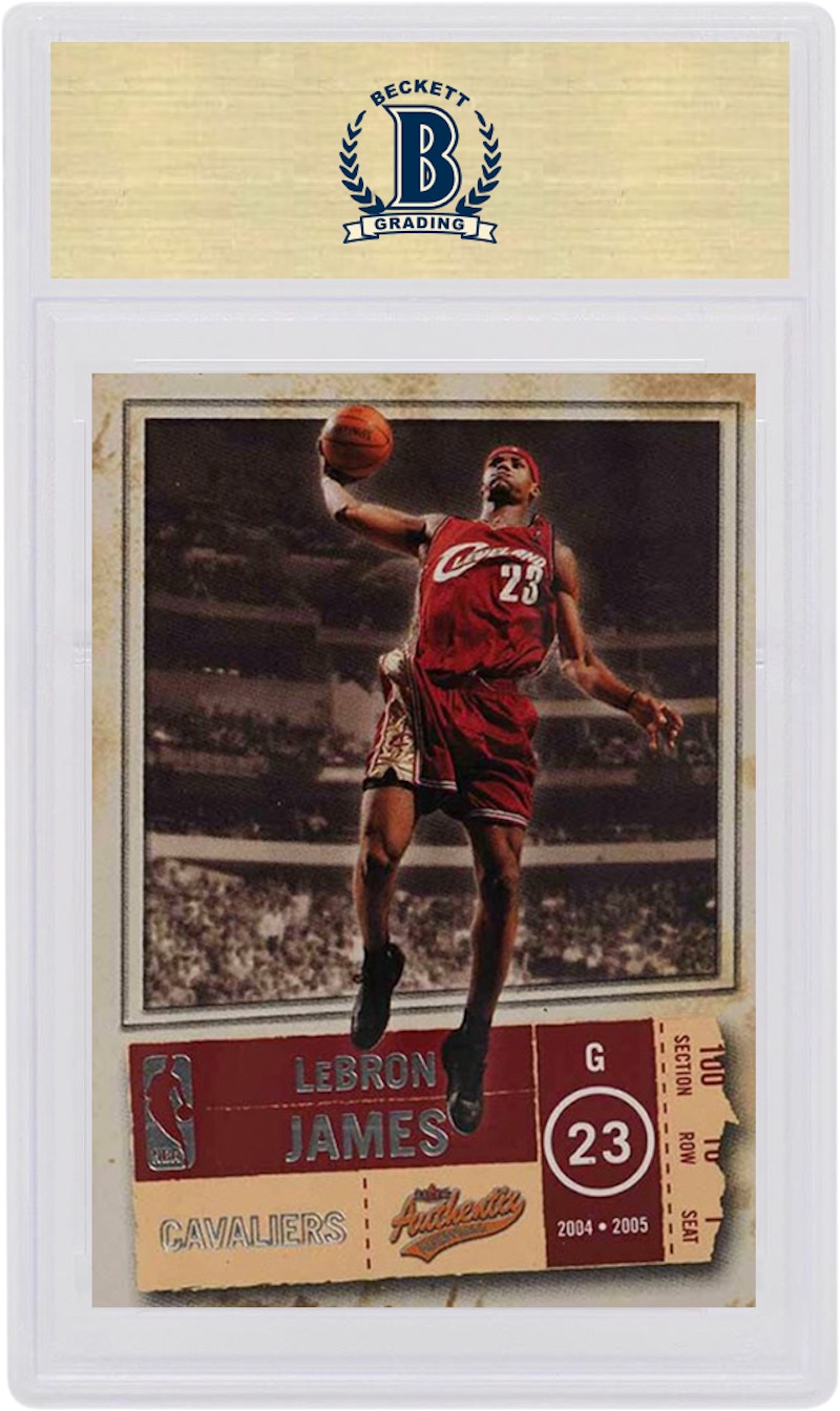 Order LeBron James 2004 Fleer Authentix #49 Kad Rare