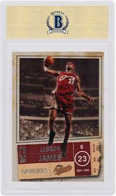 LeBron James 2004 Fleer Authentix #49 Order LeBron James 2004 Fleer Authentix #49