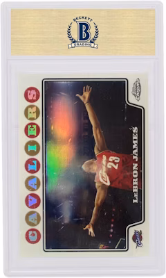 LeBron James 2008 Topps Chrome Refractor #23 Order LeBron James 2008 Topps Chrome Refractor #23