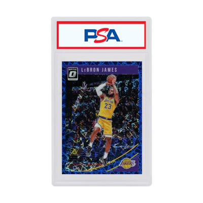 LeBron James 2018 Donruss Optic Blue Velocity #94