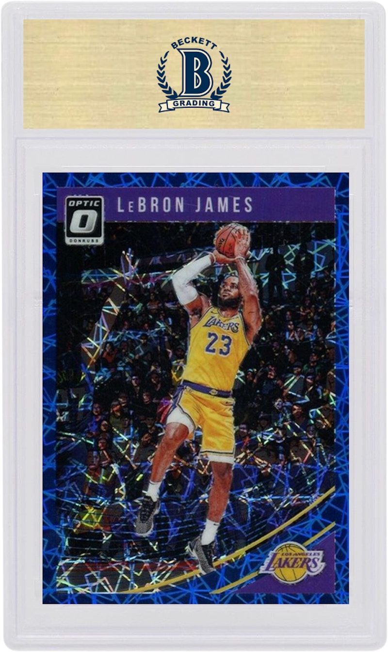 Order LeBron James 2018 Donruss Optic Blue Velocity #94 Kartu Basket