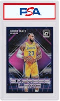 LeBron James 2018 Panini Donruss Optic Express Lane Purple #4 LeBron James 2018 Panini Donruss Optic Express Lane Purple #4