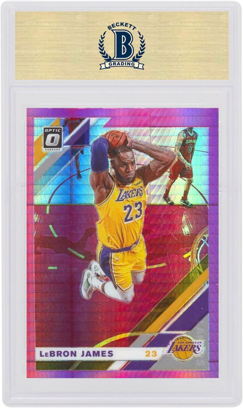 Order LeBron James 2019 Donruss Optic Hyper Pink #60 Carta Coleccionable