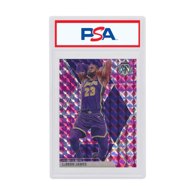 LeBron James 2019 Panini Mosaic Camo Pink #8