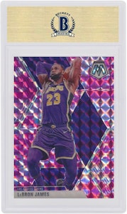 LeBron James 2019 Panini Mosaic Camo Pink #8 Order LeBron James 2019 Panini Mosaic Camo Pink #8