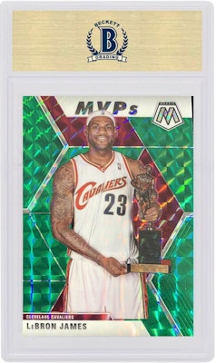 LeBron James 2019 Panini Mosaic MVP's Green #298 Order LeBron James 2019 Panini Mosaic MVP's Green #298