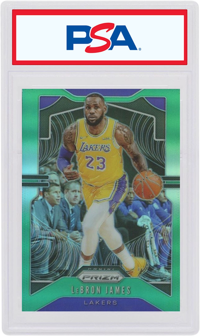 Buy 勒布朗·詹姆斯2019帕尼尼Prizm绿卡#129