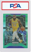 LeBron James 2019 Panini Prizm Green #129 LeBron James 2019 Panini Prizm Green #129